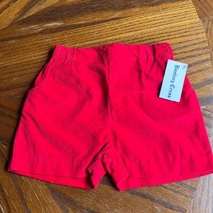 Banbury Cross Red Corduroy Dress Shorts Size 4T